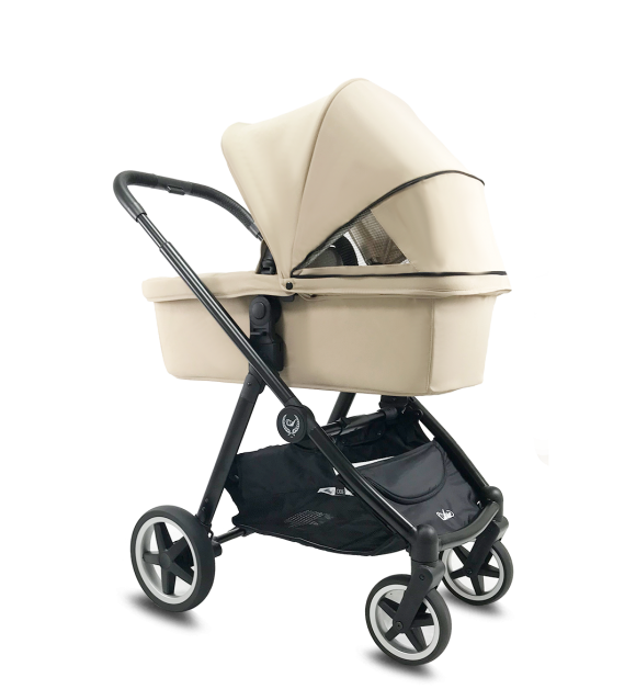 Cochecito duo Arrue OBE con plastico de lluvia