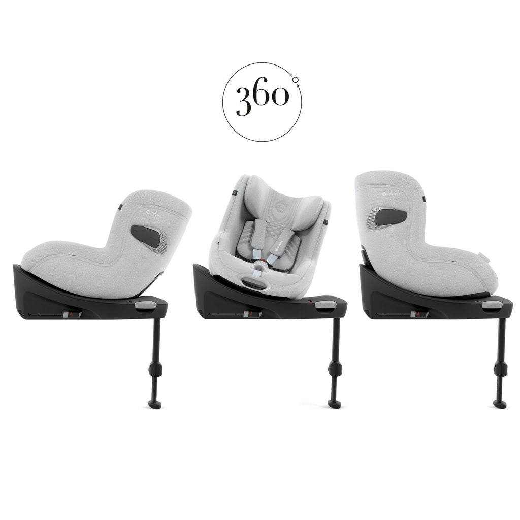 Silla auto Cybex Sirona Ti I-size Plus con reductor y capota antiuva