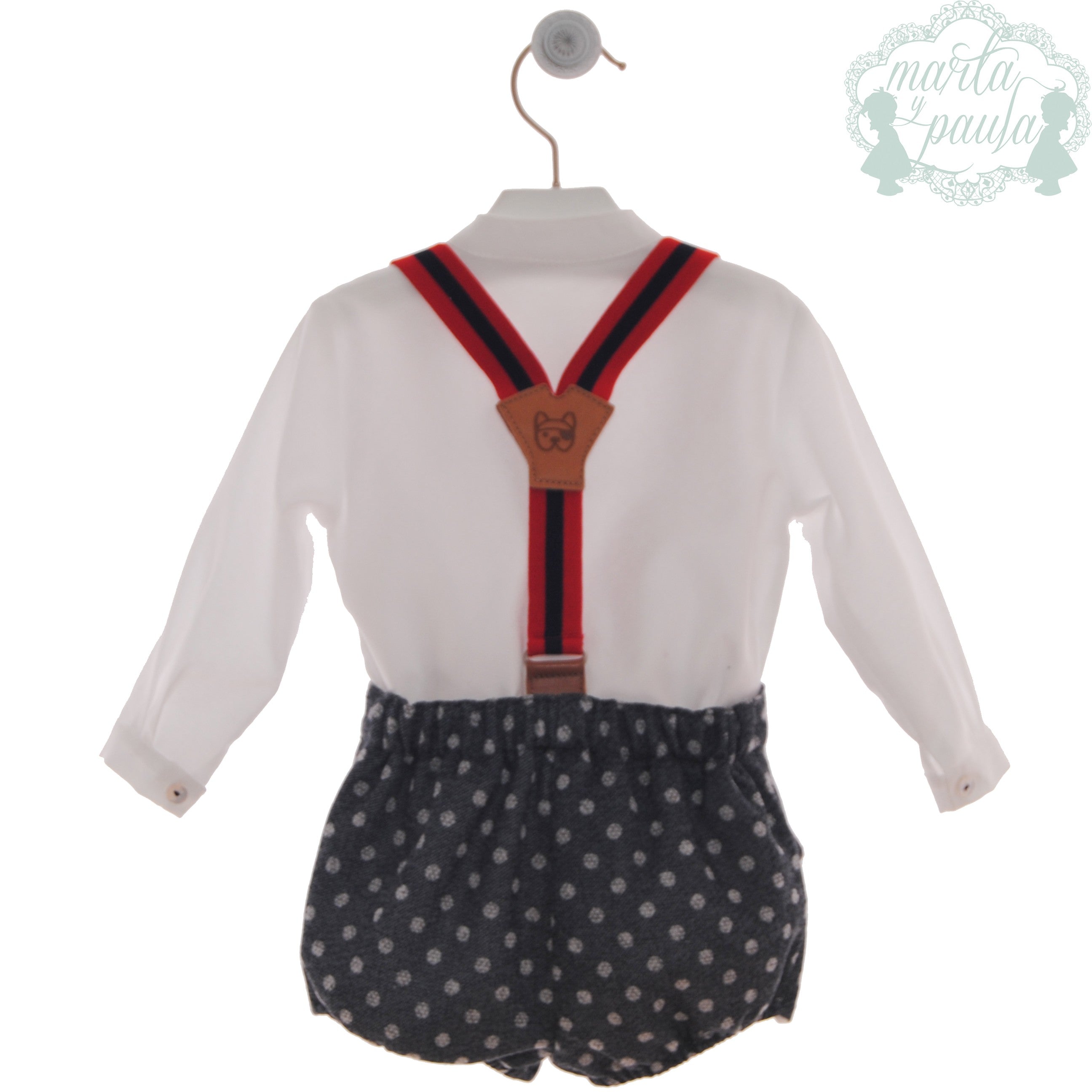 Conjunto niño con tirantes Marta y Paula Malabares