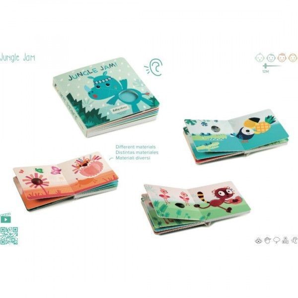 Libro de sensorial Lilliputiens En la jungla