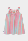 Vestido Boboli popelín listado