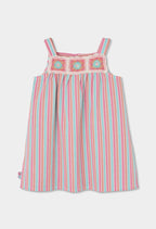 Vestido Boboli popelín listado
