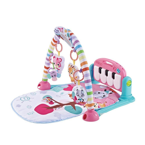 Alfombra educativa y Gimnasio Kikka Boo Piano Rosa
