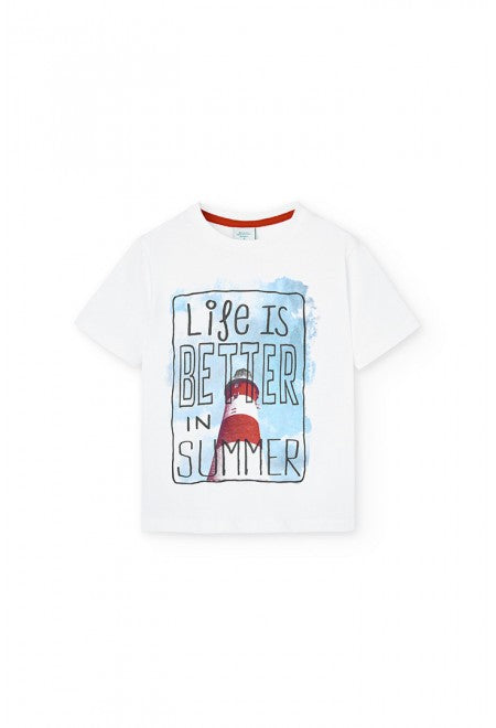 Camiseta Boboli punto summer