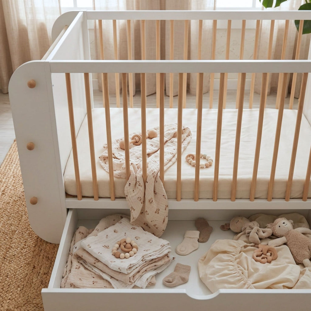 Cuna Micuna Salonica (120*60) con colchón opcional