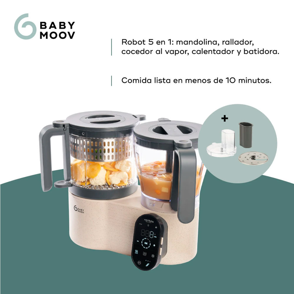 Robot de cocina 5 en 1 Babymoov Nutribaby Evolution