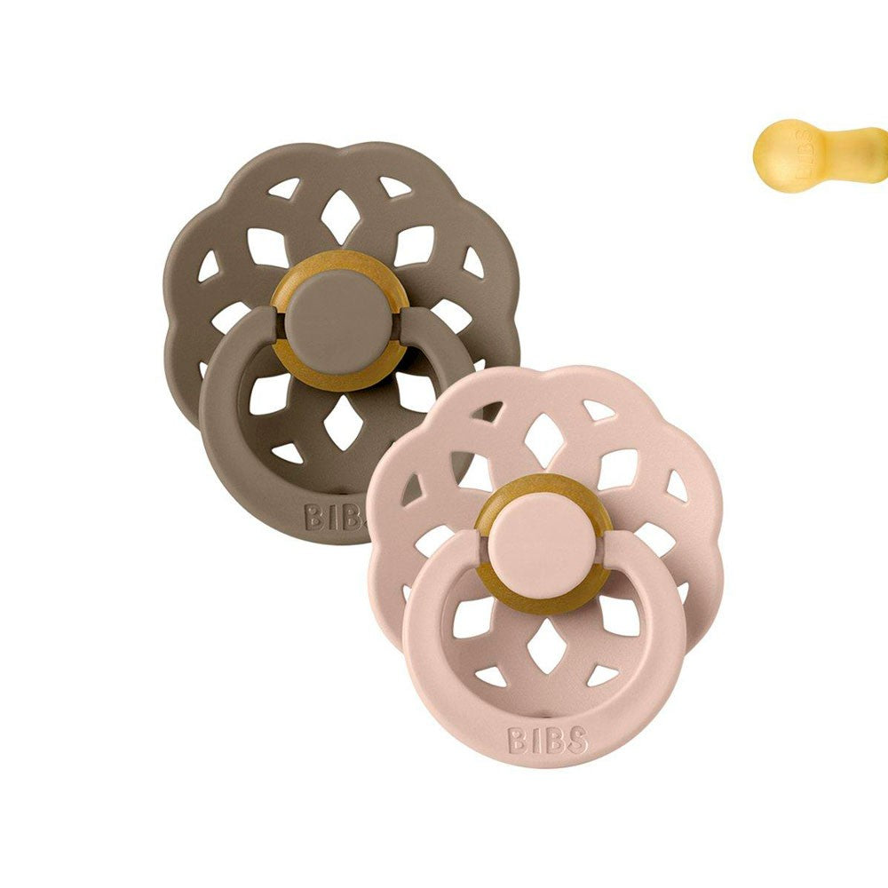 2 Chupetes BIBS Boheme Round 0-6m
