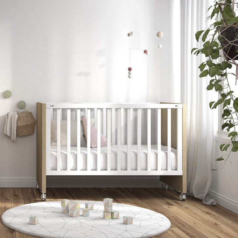 Cuna Colecho Ros LUXOR 120x60 con Kit colecho y ruedas