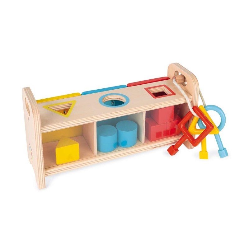 Juego Caja de llaves Janod con 6 figuras