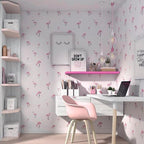 Papel Pintado Ros Mood Flamingos
