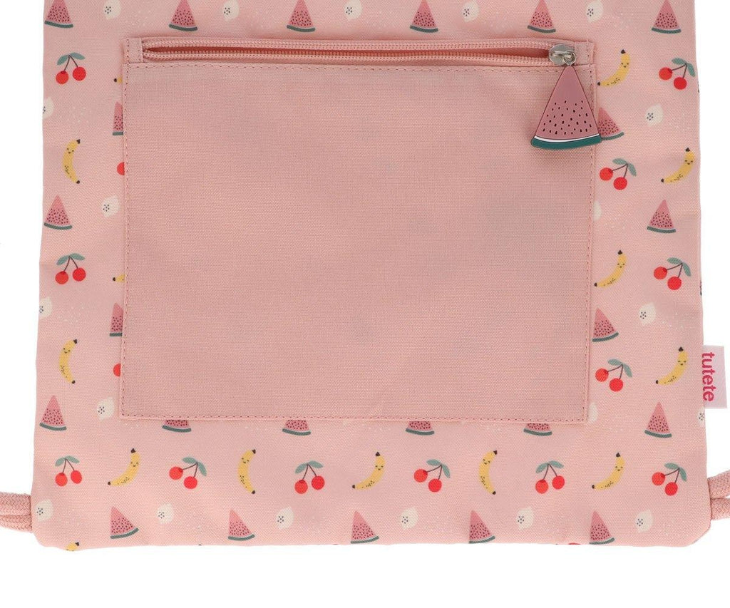 Mochila Saco Tutete Impermeable Fruits Personalizable