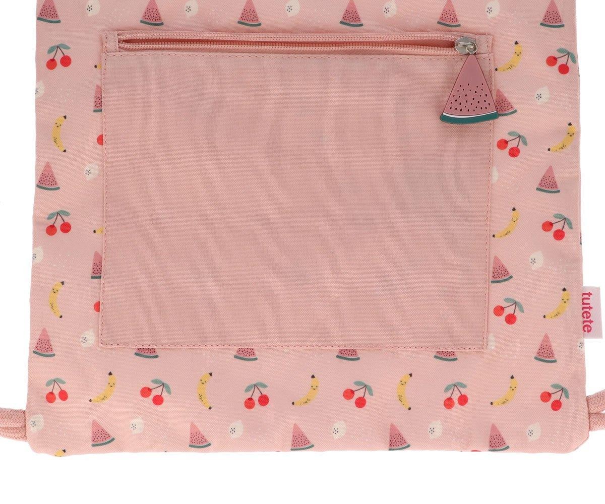 Mochila Saco Tutete Impermeable Fruits Personalizable