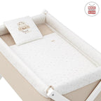 Minicuna Tijera Madera Cambrass Sky Beige/Blanco