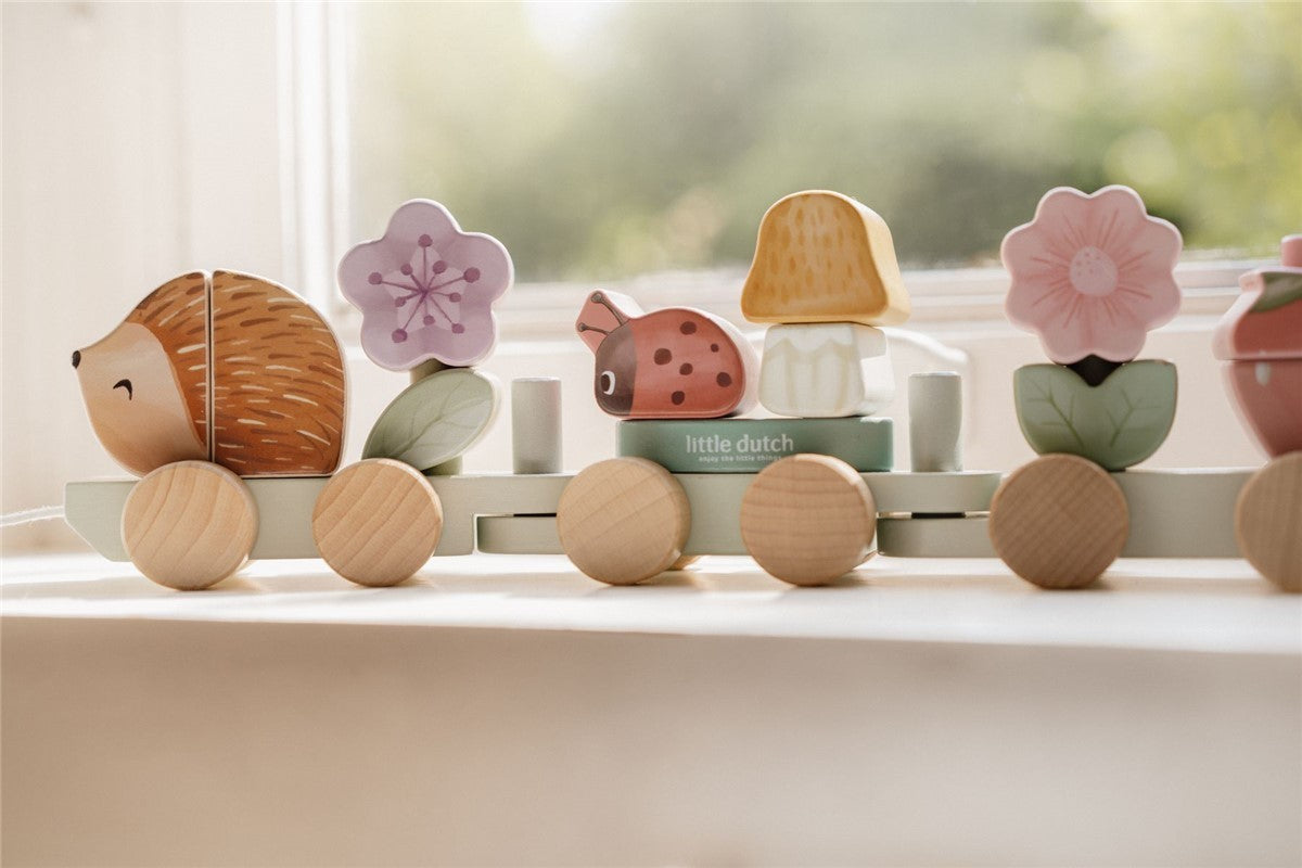 Tren apilable Little Dutch Fairy Garden Erizo