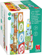 Juego Cubos Apilables Goula Bosque