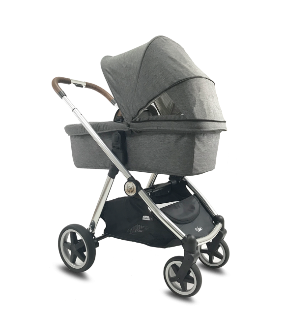 Cochecito duo Arrue OBE con plastico de lluvia
