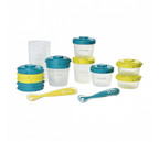 Set de 12 Tarritos Comida Beaba y 2 cucharas de silicona