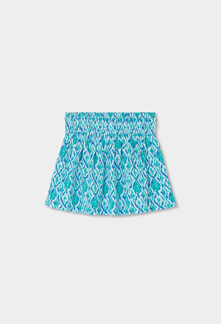 Falda Boboli en bambula estampada