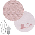 Bolso Organizador y Colchoneta ovalada Cambrass  Zico Rosa