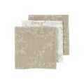 Muselina Mediana Meyco Branches Sand Pack De 3