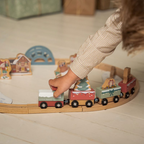 Vía del tren de madera Little Dutch Navidad