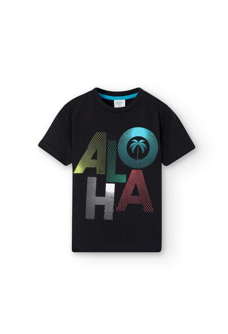 Camiseta Boboli punto manga corta