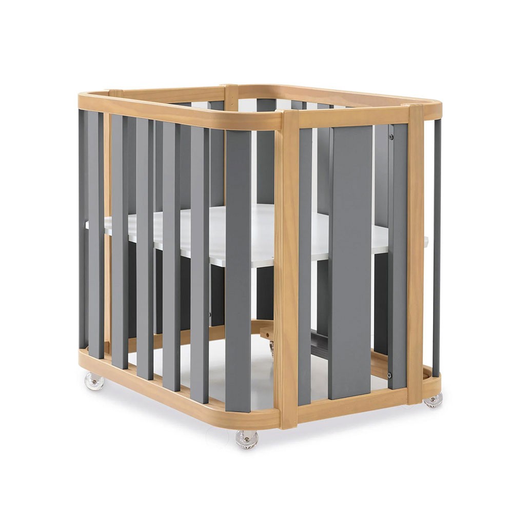 Minicuna cuna cama escritorio 4 en 1 Alondra Madera Crea Tre Nomad
