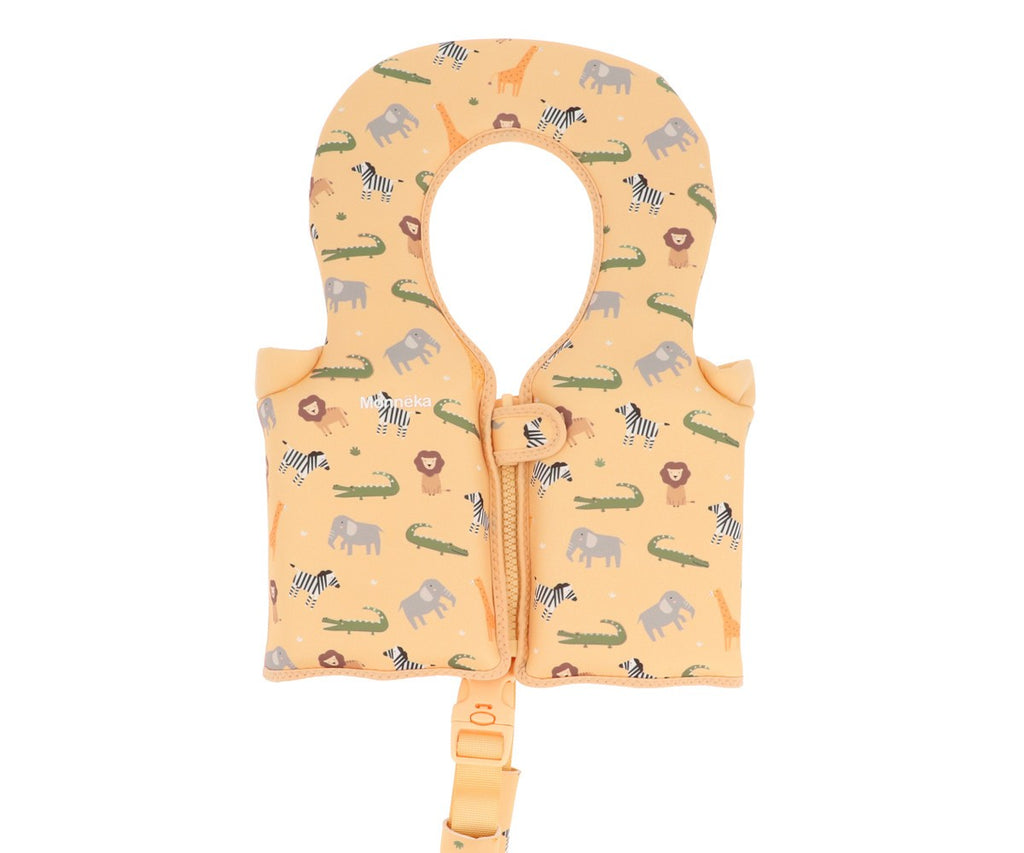 Chaleco Flotador Aprendizaje Monnëka Wild Animals 1-2 Años