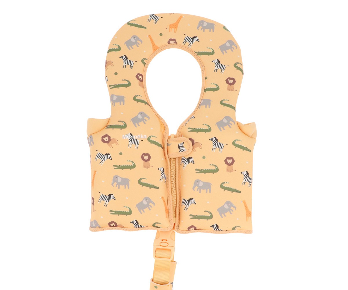 Chaleco Flotador Aprendizaje Monnëka Wild Animals 1-2 Años
