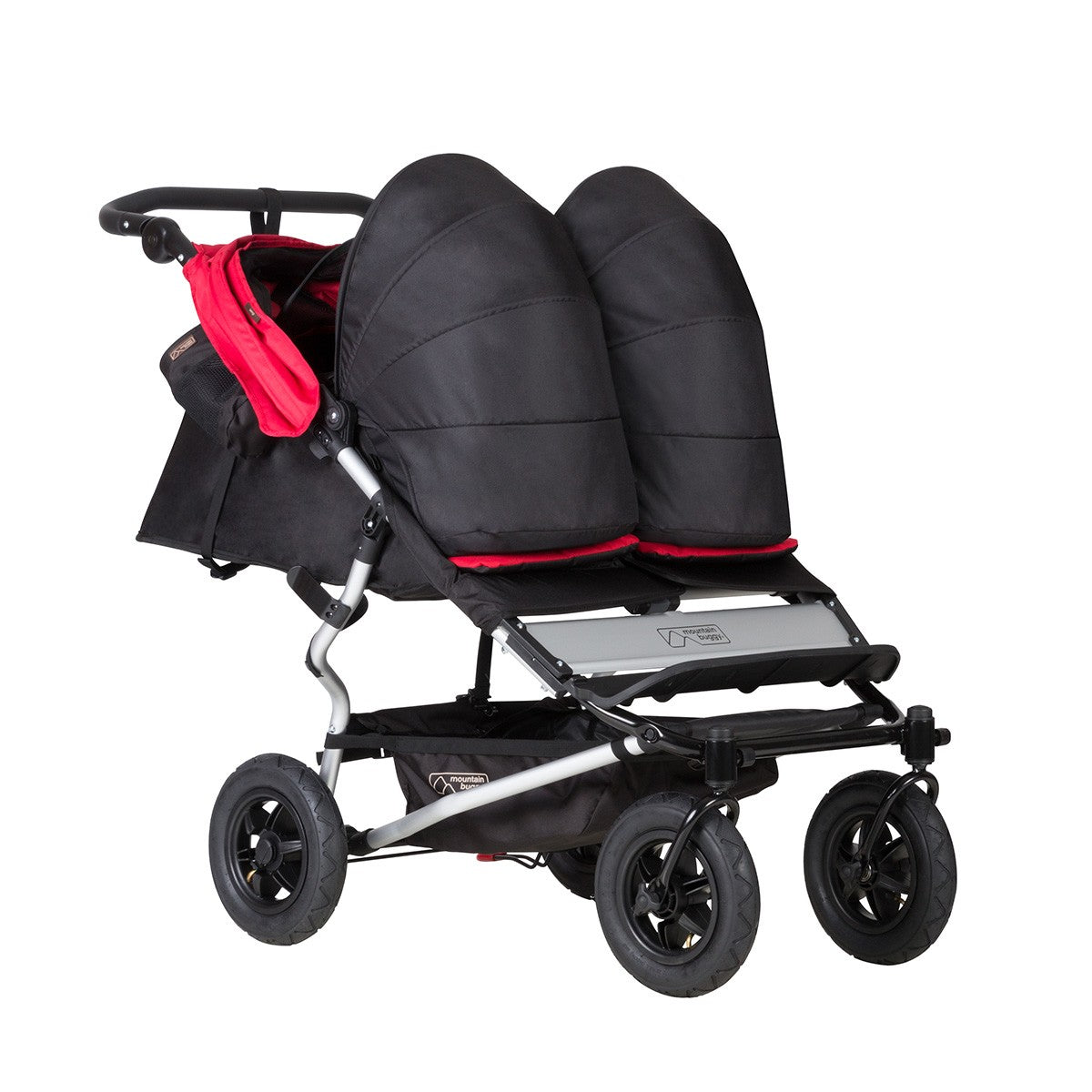 PACK GEMELAR Mountain Buggy Duet con 2 capazos blandos Cocoon