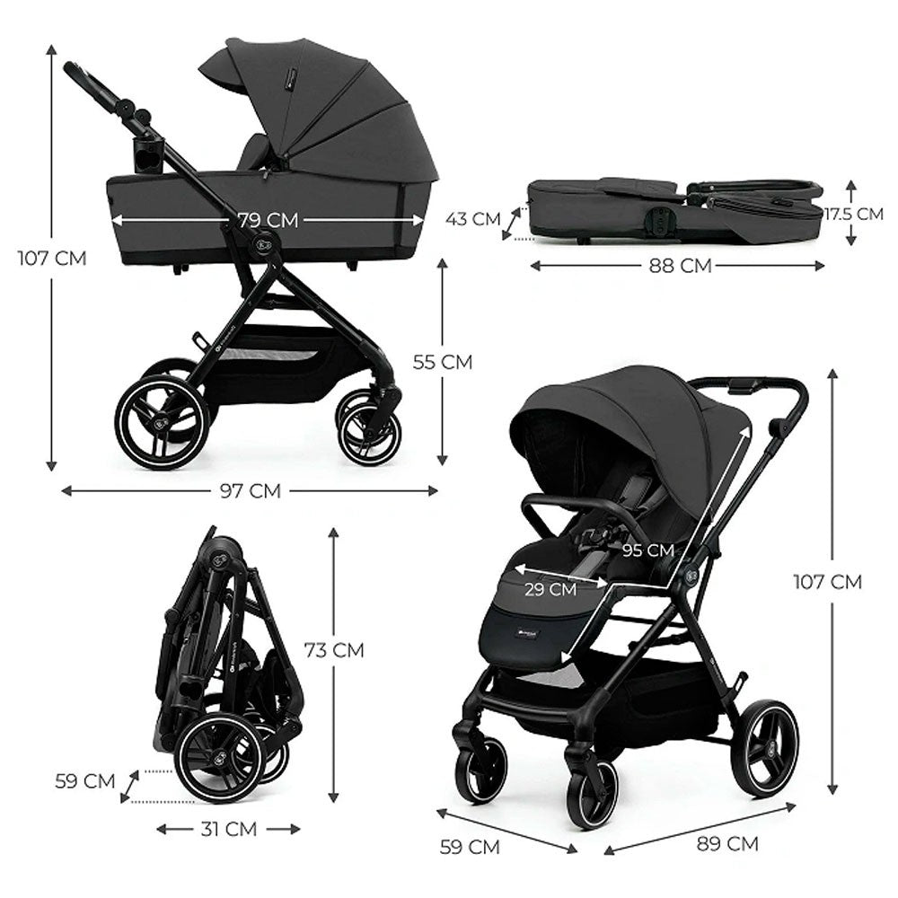 Cochecito Duo Kinderkraft Yoxi 2 en 1
