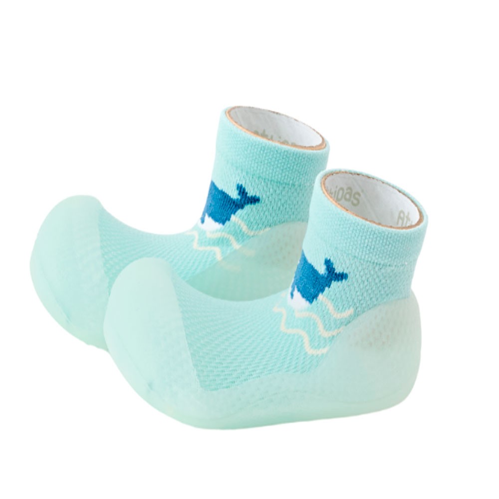 Zapato calcetín Attipas summer Whale Blue