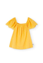 Camiseta Boboli punto combinada