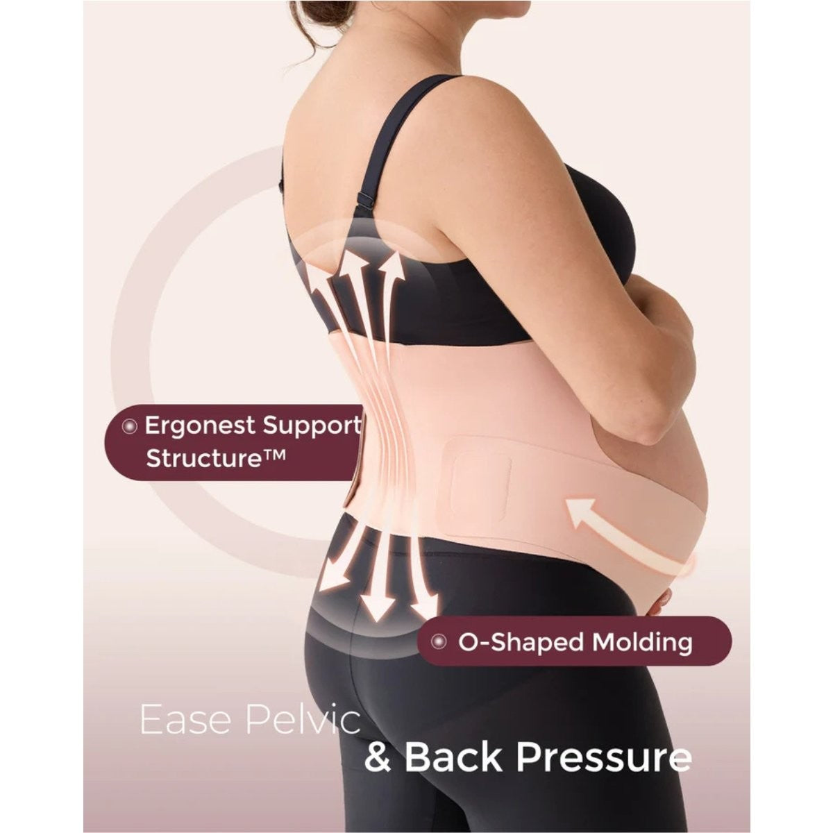 Faja pequeña de maternidad postparto Momcozy negro