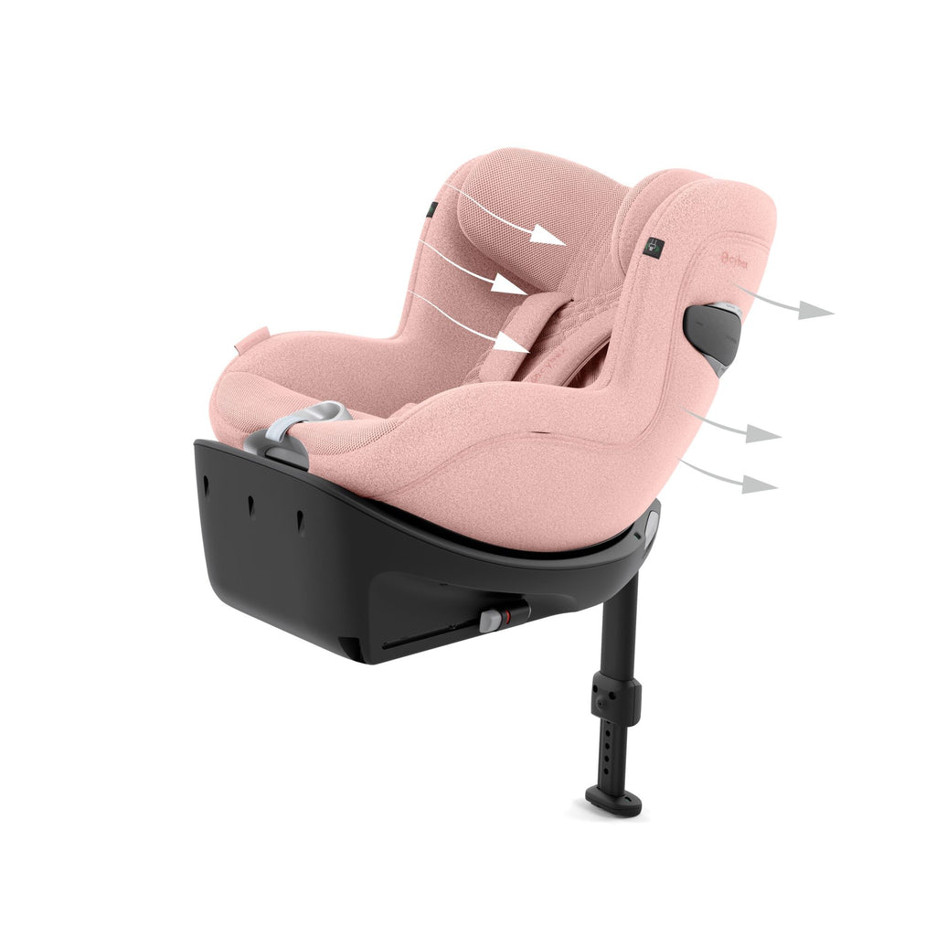Silla auto Cybex Sirona Ti I-size Plus con reductor y capota antiuva