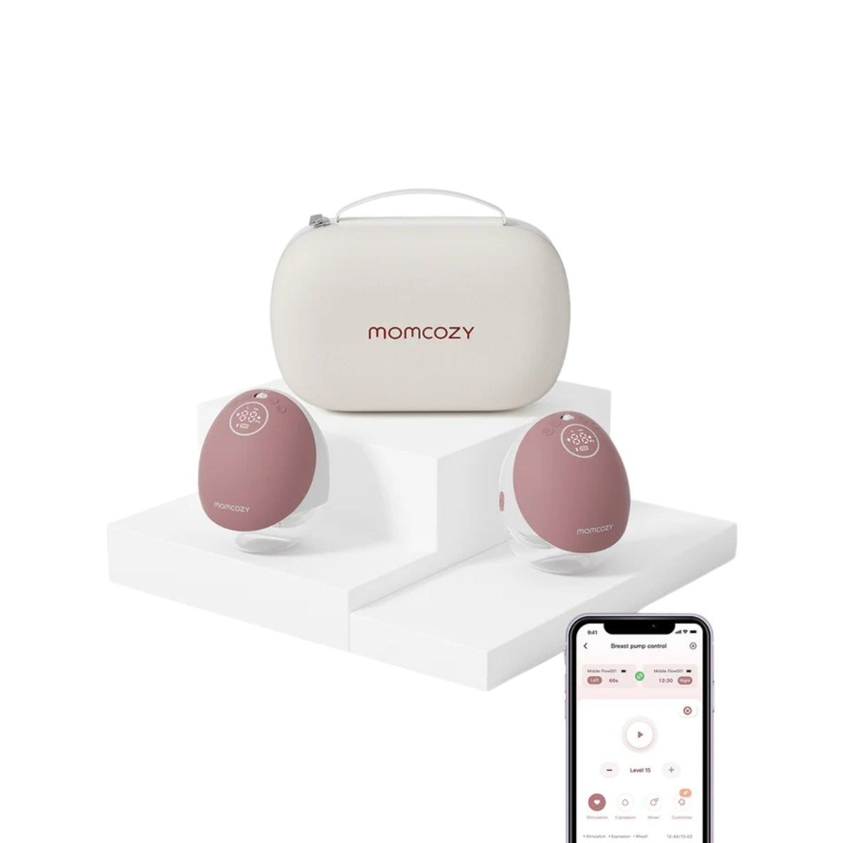 Sacaleches doble portatil Momcozy m9