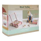 Caminador con bloques Little Dutch Flowers Rosa