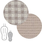 Bolso Organizador y Colchoneta ovalada Cambrass  Vicky Beige