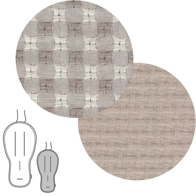 Bolso Organizador y Colchoneta ovalada Cambrass  Vicky Beige