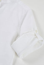 Camisa Boboli en lino con manga larga