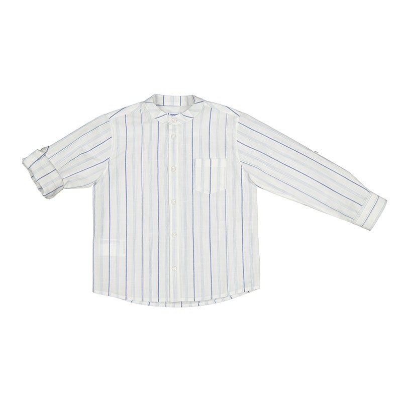Camisa Mayoral manga larga cuello mao rayas