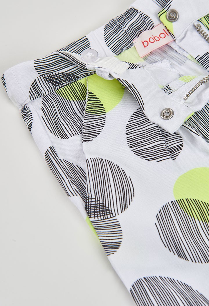 Bermudas Boboli viscosa estampada