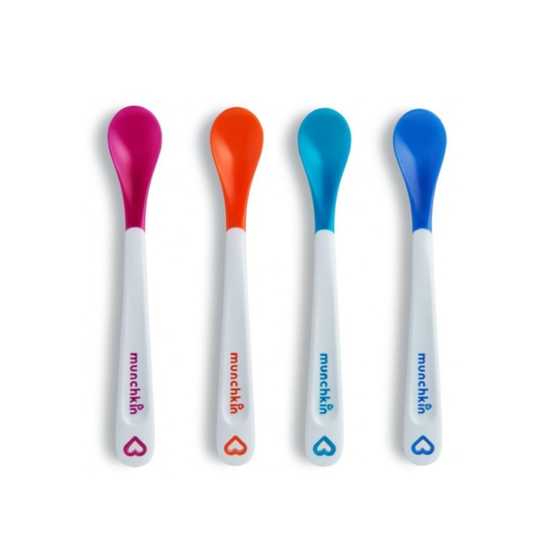 Pack cucharas Munchkin Termosensibles White Hot