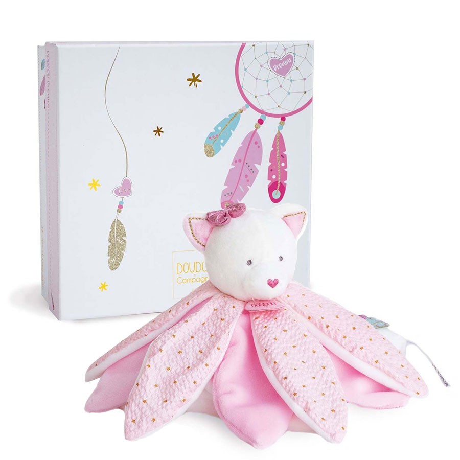 Doudou pétalos Gatito 26 cm DouDou et Compagnie