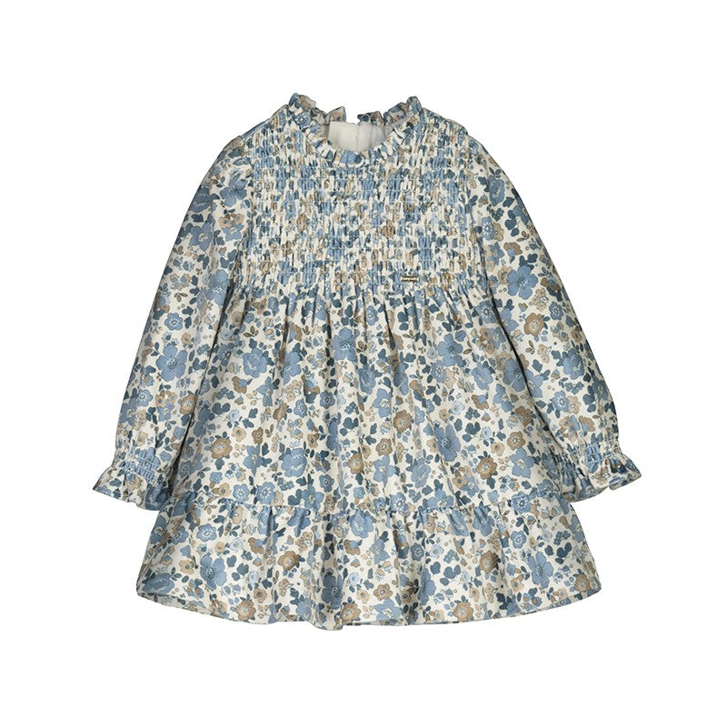 Vestido Mayoral terciopelo estampado