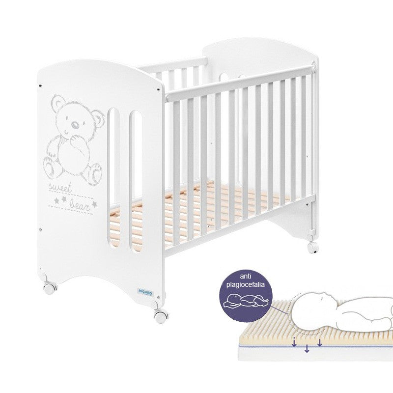 Cuna Micuna SWEET BEAR 120 X 60 con colchón opcional