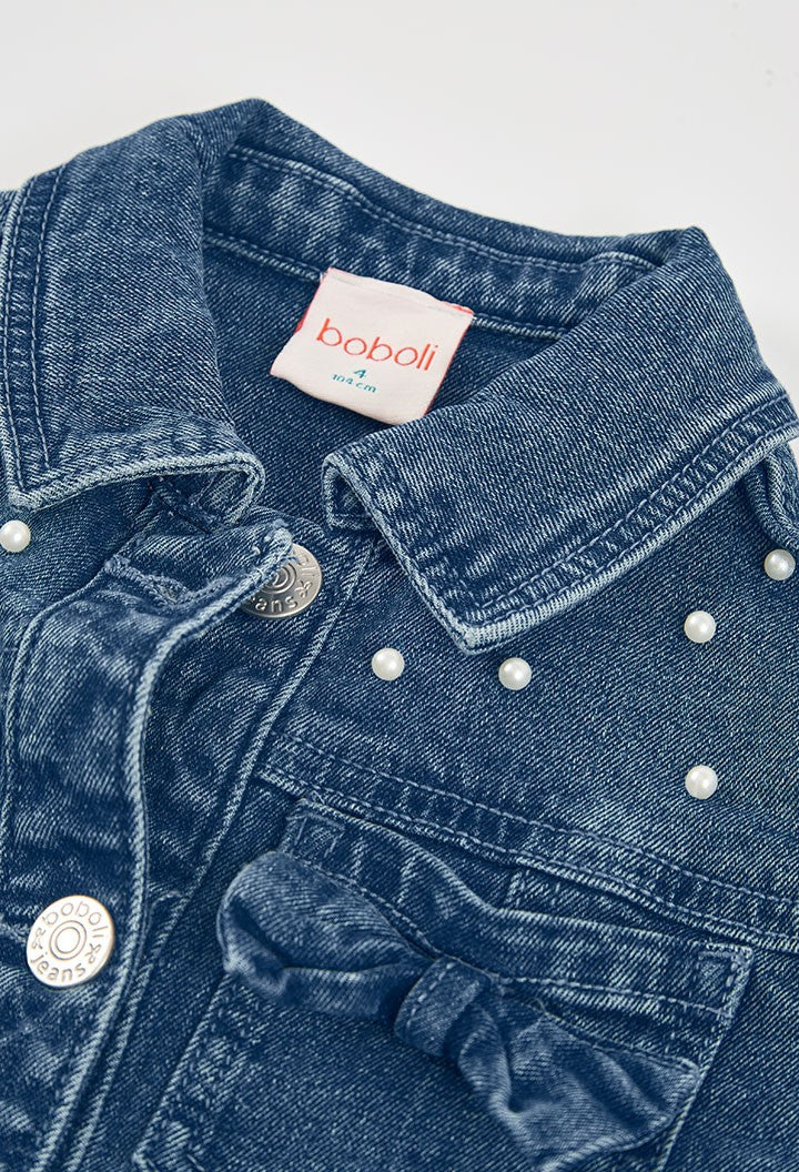Cazadora Boboli denim elástica