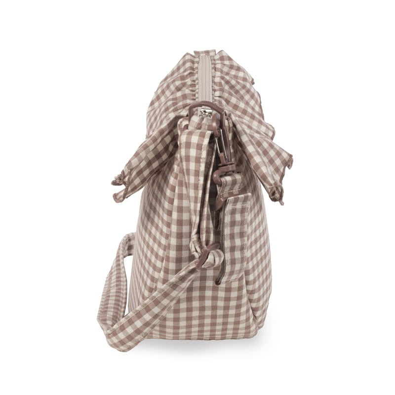 Bolso Crossbody Walking Mum Gondola Praliné Vichy