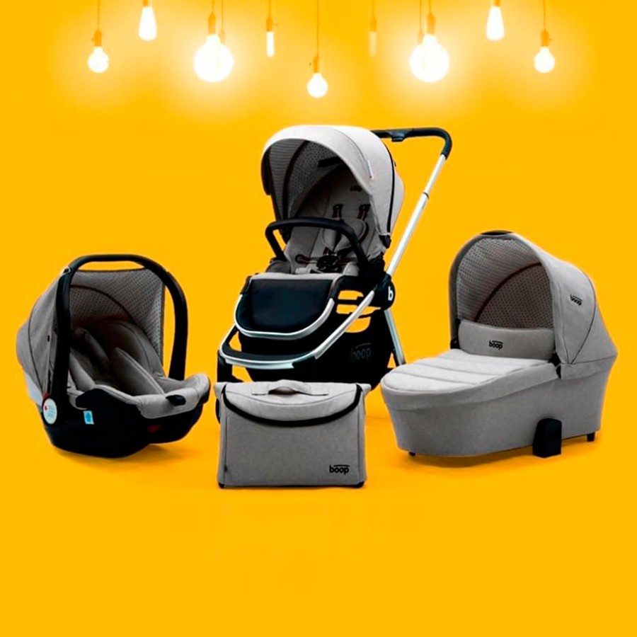 Cochecito Trio Asalvo GENIUS con bolso y plástico de lluvia