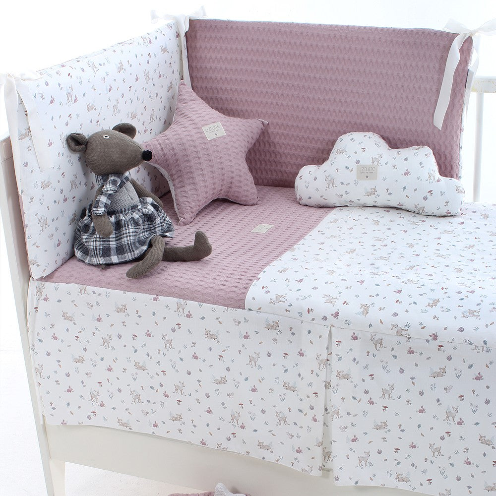 Colcha y Protector Cuna 60x120 Uzturre Bambi